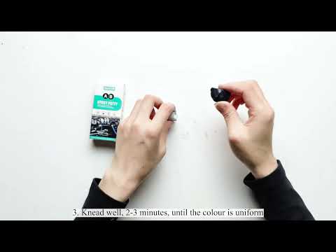 Black 120g Epoxy Putty Vikeytim How to use