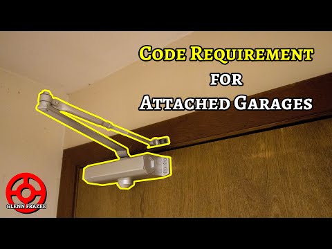 Installing an Automatic Door Closer for Attached Garage Entry Door