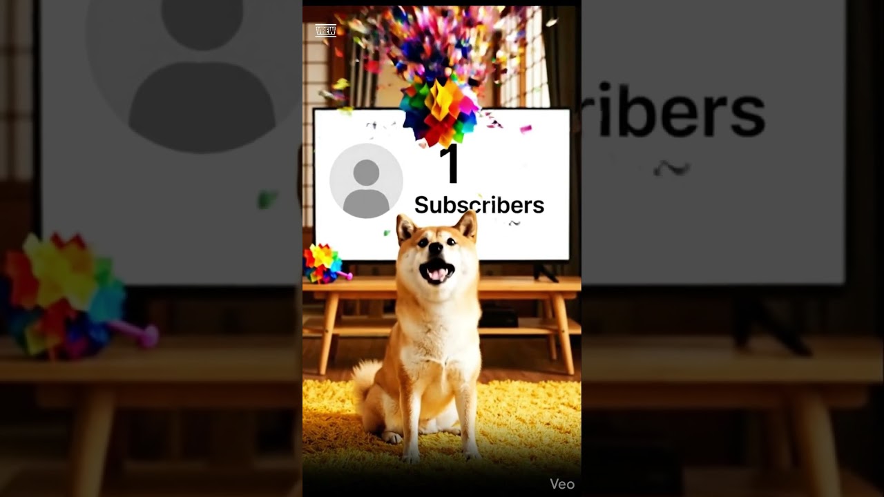 1人目の登録者が来たと思ったら... 🐶#shorts #youtubeshorts #登録者 #登録者カウント #subscribe #subscribercount #犬　#dog