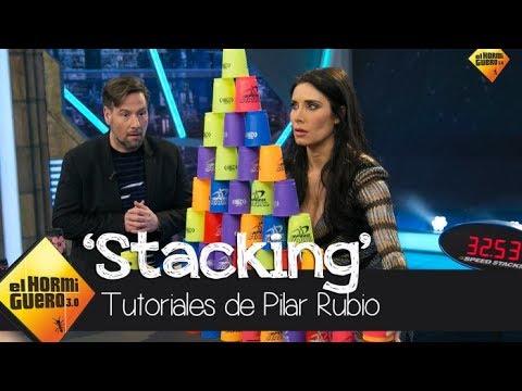 Pilar Rubio demuestra sus dotes en el mundo del 'stacking' - El Hormiguero 3.0