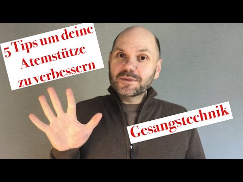 5 Tips zur Verbesserung deiner Atemstütze - mit Opernsänger und Gesangslehrer Gerald Thompson