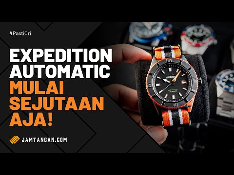 Expedition Automatic E 6819 MA NIPGNGN Water Resistant 200M Men Green Olive Dial Nylon Strap-1