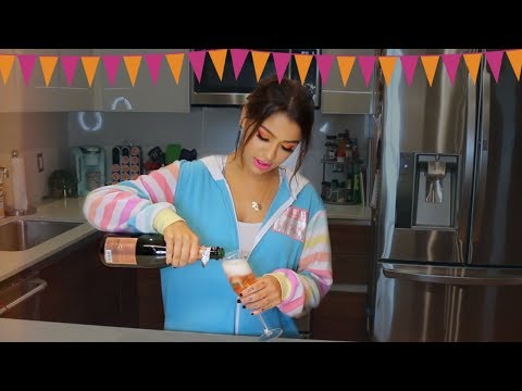 baking myself a birthday cake while drunk | Andrea Russett Video