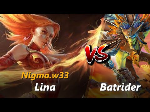 How to Lina mid vs Batrider (feat. w33) | First 7 minutes
