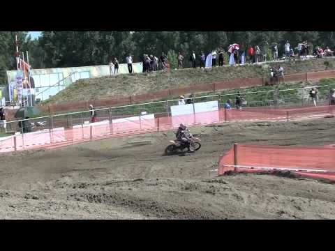 Davy Pootjes wint eerste manche ONK 85cc in Axel