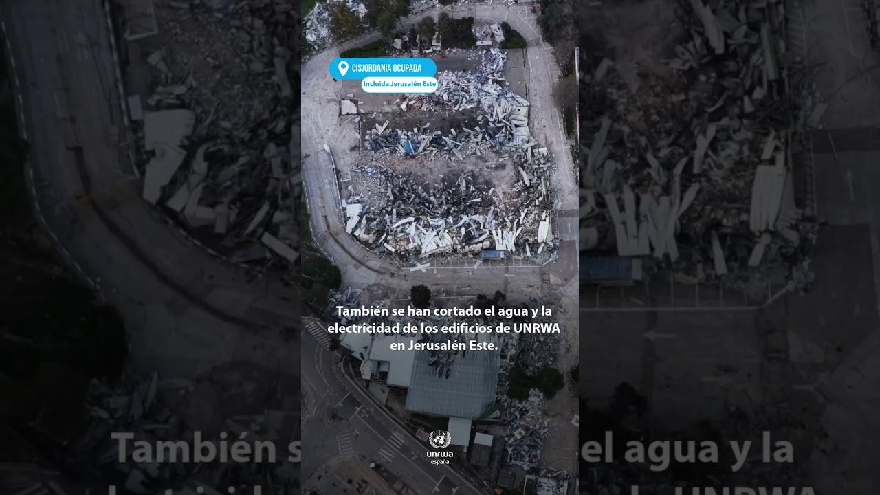 Así es como han dejado la sede de UNRWA en Jerusalén Vertical