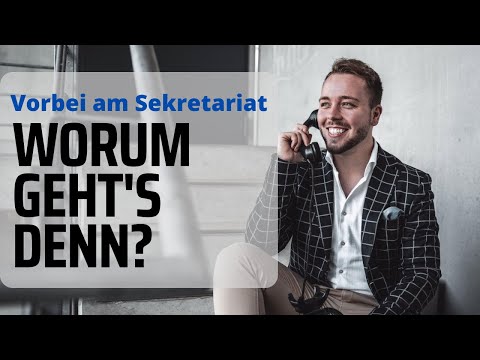 Telephone acquisition: past the secretary (insider tip)