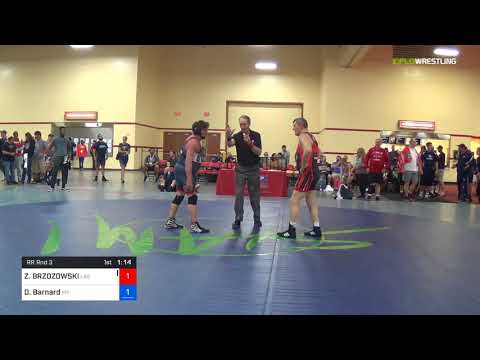 2018 Marine Corps US Open/Masters E Greco Roman 88 RR Rnd 3 - ZDZISLAW BRZOZOWSKI (Las ) Vs. Dean