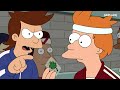 Fry and Yancy's Break Dance Battle | Futurama | adult swim