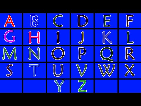 Learn Alphabets and practice | Colorful English Alphabet for Kids