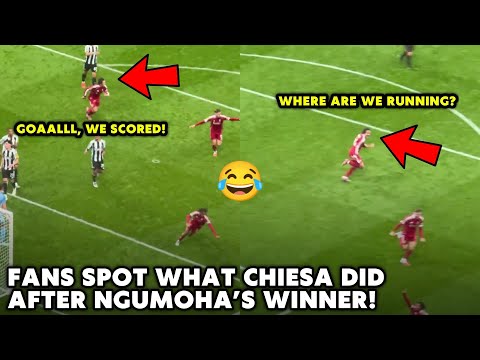 WOW! Liverpool fans spot what Federico Chiesa did immediately after Rio Ngumoha's dramatic winner!