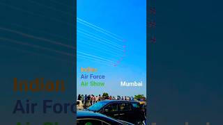 Indian Air Force Show Mumbai 🇮🇳🚁✈️ #india #airforce #airshow #mumbai #independenceday #shorts