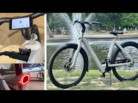 Vanmoof  S5  Close Up weldings & details with iPhone mount | Testride with near production Bike