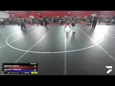 100 Lbs Round 2 - Kirsten Cortez, IN Vs Brooke Corrigan, WI 99d4