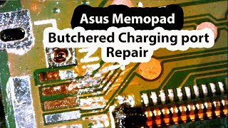 Asus memo pad 7  Charging port repair K01A ME70CX 