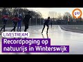 Kijk terug: Wordt het werelduurrecord schaatsen op natuurijs in Winterswijk verbroken? | LIVESTREAM