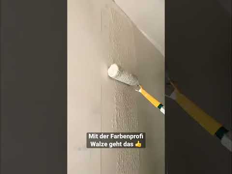 Effizientes Spachteln mit der Farbenprofi Walze für perfekte Wände