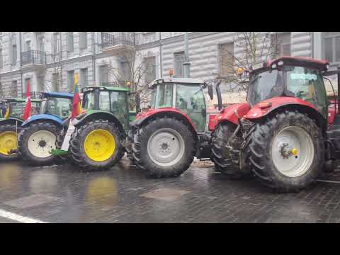 Protest rolników na Litwie! 