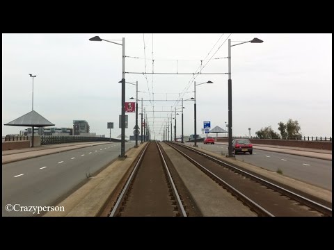 RET tramrit Noorderhelling - Wilhelminaplein Rotterdam Tram 23 #CabView