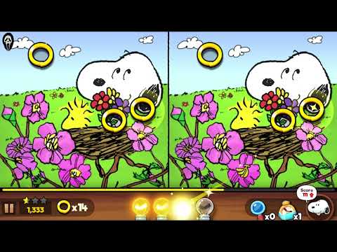 Snoopy Spot the Differences - Gameplay