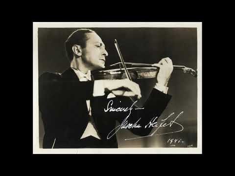 Jascha Heifetz -  Sarasate : Zigeunerweisen Op.20-1 (1937) 再復刻