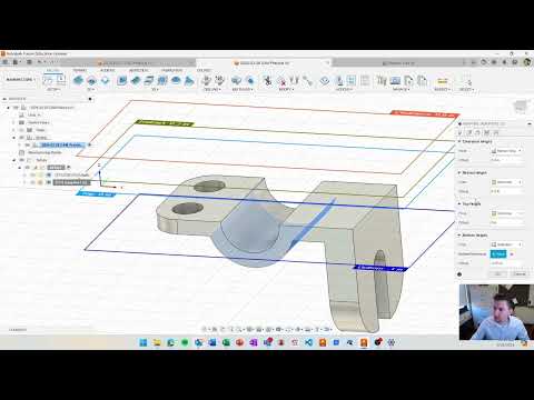 Fusion 360 - 3 axis CAM Tutorial, Bracket Op 1