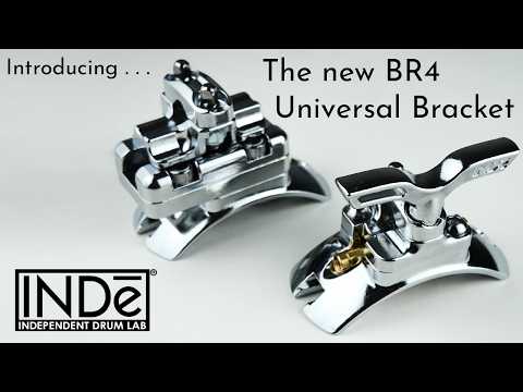 INDe BR4 Universal Drill-Free Accessory Bracket with RST Quick Release - Chrome image 4