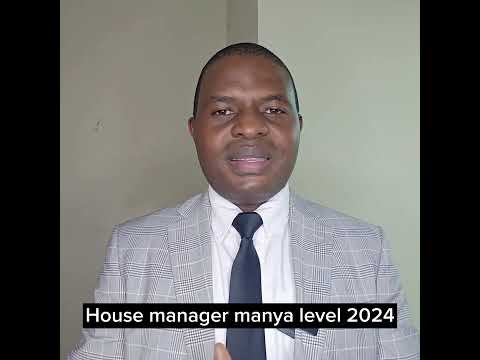 Ba house manager mumanyi levels zamwe simububi