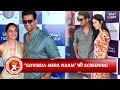 Kiara Advani, Vicky Kaushal, Katrina Kaif, Varun Dhawan and Karan at Govinda Naam Mera Screening