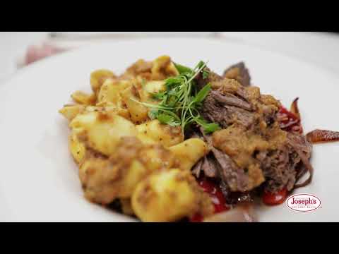 Joseph's Gourmet Pasta - Cheese Sacchetti with Beef Carnitas with Roasted Salsa Roja