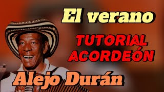 El verano (Alejo Duràn.) en acordeón BESAS (cinco letras)