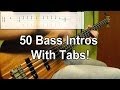 50 Bass Intros