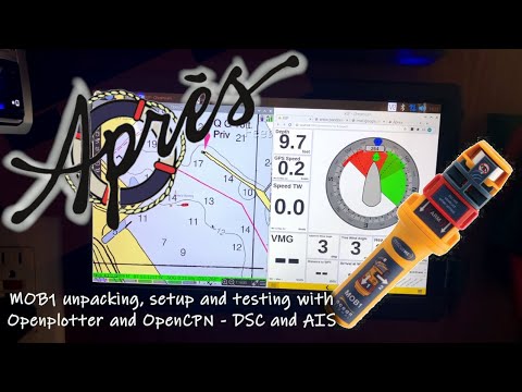 MOB1 unpacking, setup and testing with Openplotter and OpenCPN - DSC and AIS - Tech E10 - Après Sail