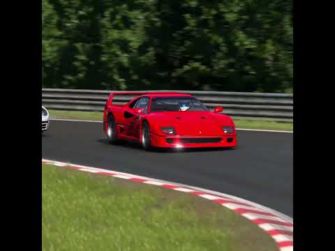 Porsche 959 1987 vs Ferrari F40 1992 at #Nordschleife Track Day Part 2 #racing #supercars