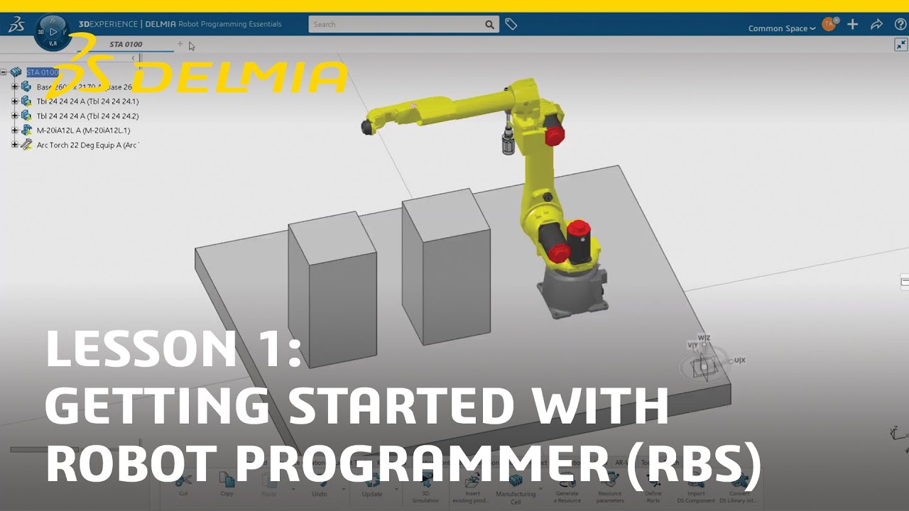 Robotics Simulation - Lesson 1: Getting Started with Robot Programmer (RBS)