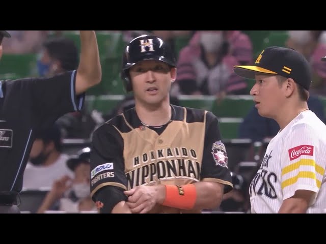 【6回表】技ありの一打!! ファイターズ・杉谷が1点差に迫るタイムリーヒットを放つ!! 2020/10/4 H-F