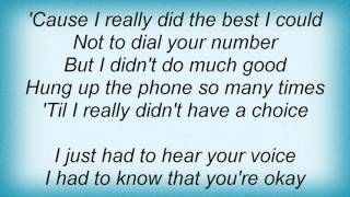 15967 Oleta Adams - I Just Had To Hear Your Voice Lyrics