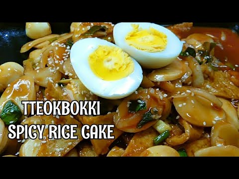 TTEOKBOKKI SPICY RICE CAKE / HOW TO MAKE TTEOKBOKKI RECIPE AT HOME
