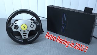 Trustmaster Ferrari Playstation 2 Racing Wheel Fun in 2022 ! 😁