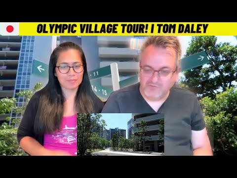 🇩🇰NielsensTv2 REACTS TO 🇯🇵OLYMPIC VILLAGE TOUR! I Tom Daley