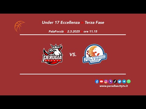 HIGHLIGHTS UNDER 17 ECC. BASKET - 3° FASE 2024-25 - PERUGIA BASKET VS. PB1992 POLVERIGI CAMERATA BK