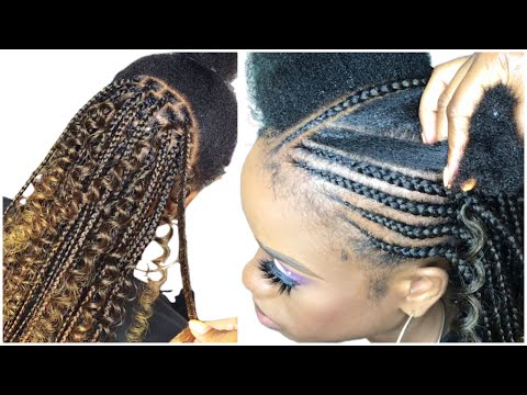 $19 Lightweight Cornrows to try | feeding in braids vs...