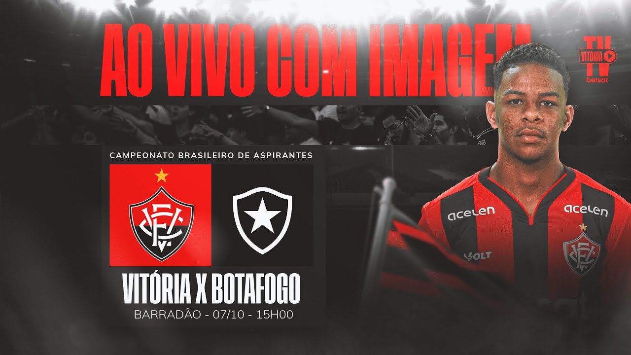 VITÓRIA X BOTAFOGO | AO VIVO COM IMAGEM | BRASILEIRO DE ASPIRANTES 2024
