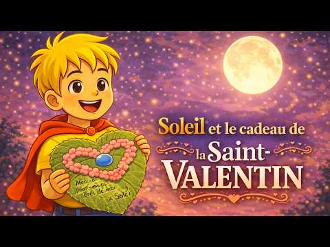 ☀️ Soleil et le cadeau de la Saint-Valentin | Un conte sur l’amour 💖 | Contes de Luna et Soleil