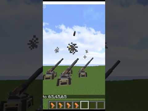 AEGIS vs HBMs NTM - Artillery Barrage #shorts - Rocket barrage and Artillery barrage in Minecraft