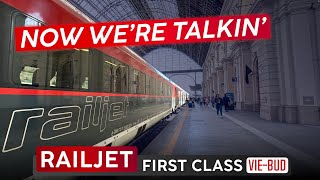 Much MUCH Better! · OBB RAILJET FIRST CLASS 🇦🇹 Vienna - Budapest 🇭🇺 A Hint of Japan, Austrian Style
