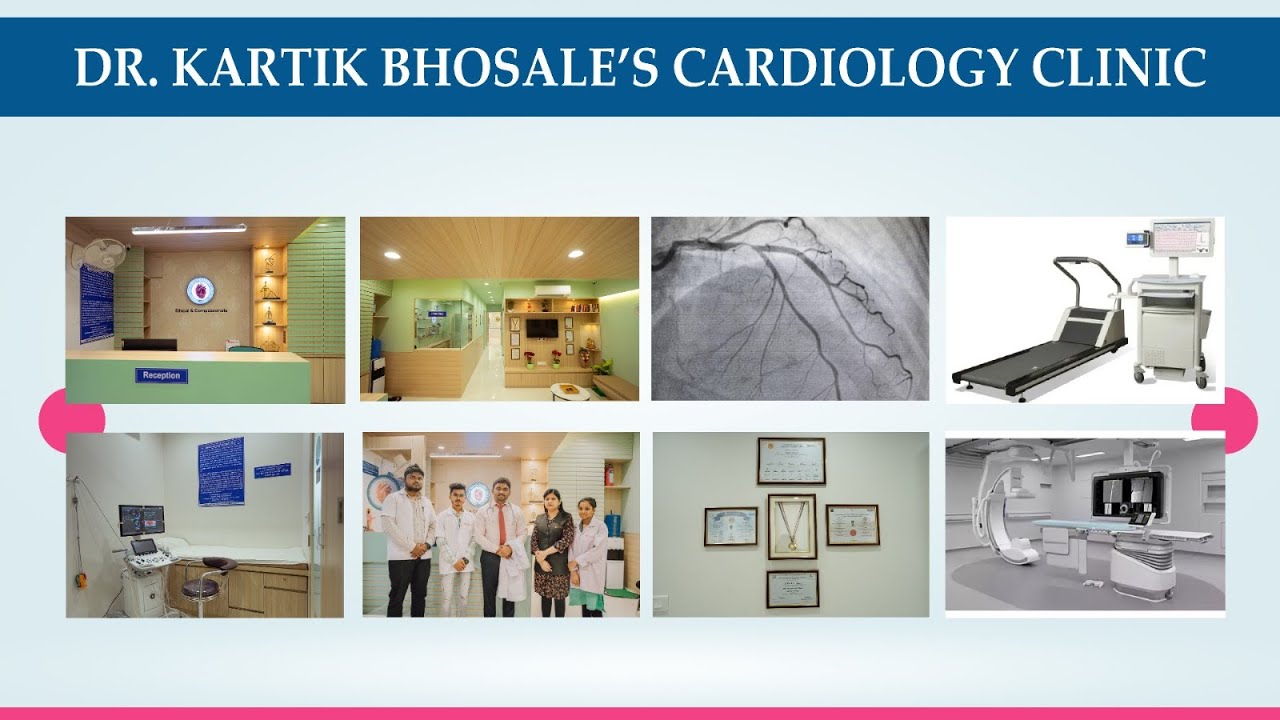 Company video DR. KARTIK BHOSALE CARDIOLOGY CLINIC | DM-CARDIOLOGIST, HEART SPECIALIST, 2D ECHO, ANGIOGRAPHY, STRESS TEST/TMT IN BANER PUNE