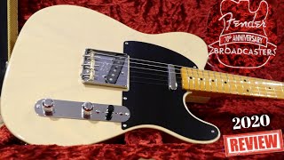 Video thumbnail for Should You Buy the New Broadcaster? | 2020 Fender 70th Anniversary Broadcaster Tele | Review Demo by The Trogly's Guitar Show