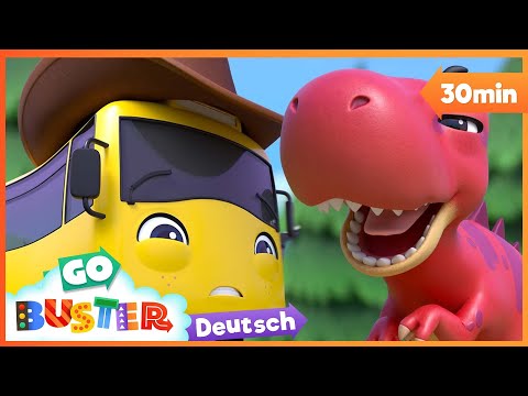 Buster spielt mit einem Dinosaurier | Go Buster Deutsch | Kinderlieder.| Cartoons für Kinder