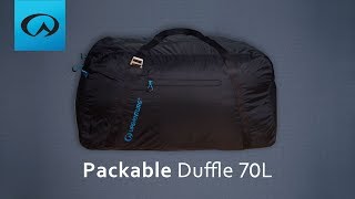 Packable Duffle 70l black